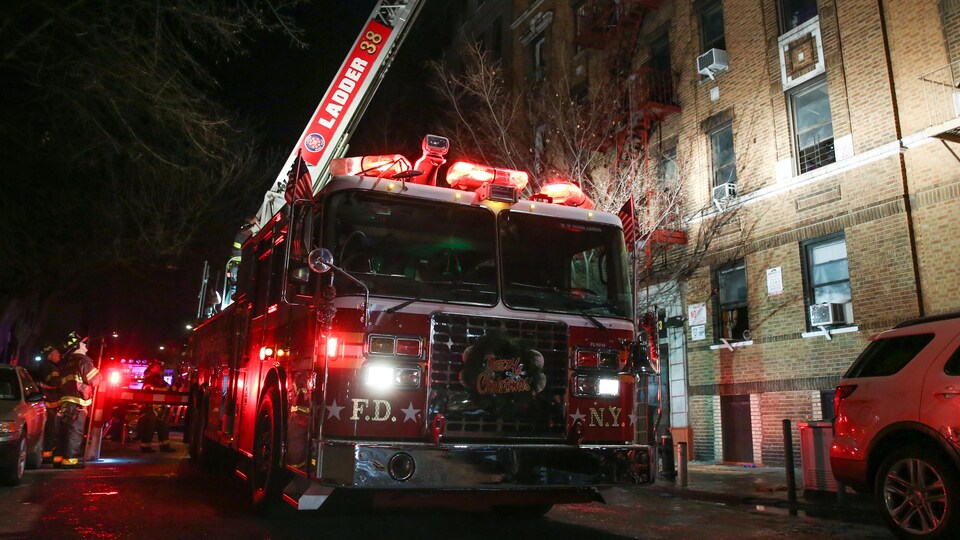 un incendie à Philadelphie