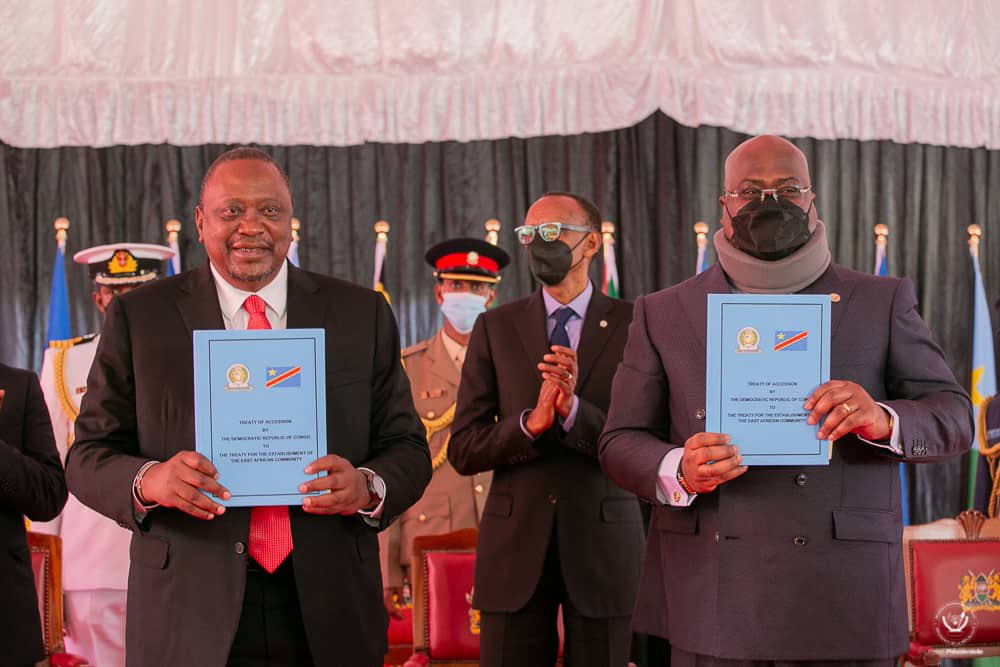 Le chef d’Etat de la République démocratique du Congo, Félix Tshisekedi a procédé à la signature du traité d’adhésion au bloc d’Afrique de l’Est ce jeudi.