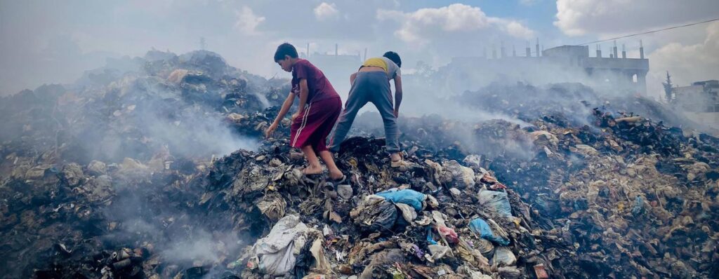 Gaza : La ville saturée de déchets